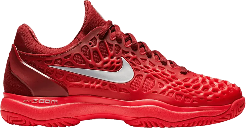  Nike Wmns Air Zoom Cage 3 HC &#039;Team Red Silver&#039;