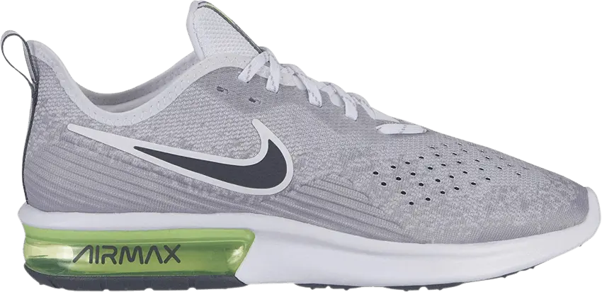  Nike Air Max Sequent 4 &#039;Grey Lime Blast&#039;