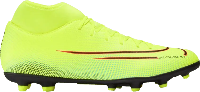  Nike Mercurial Superfly 7 Club MDS MG &#039;Lemon Venom Aurora&#039;