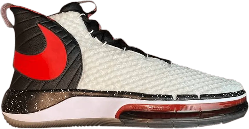  Nike AlphaDunk &#039;White Black University Red&#039; Sample