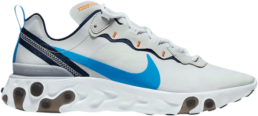  Nike React Element 55 Clear Blue