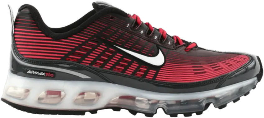  Nike Air Max 360 Black Atom Red