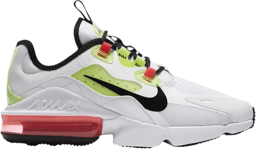  Nike Air Max Infinity 2 &#039;White Flash Lime Crimson&#039;