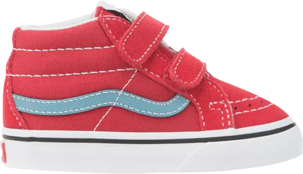  Vans Sk8-Mid Reissue V Toddler &#039;Rococco Red Blue&#039;