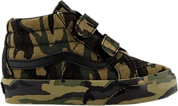  Vans Sk8-Mid Reissue V Toddler &#039;Camo&#039;