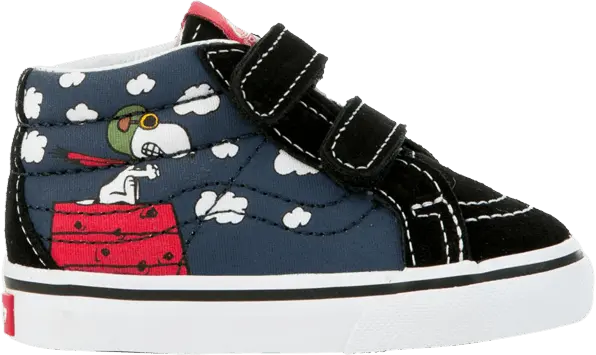  Vans Peanuts x Sk8-Mid Reissue V Toddler &#039;Flying Ace&#039;