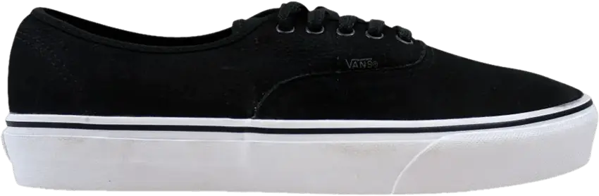  Vans Authentic Premium Leather Black