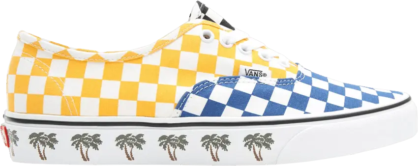  Vans Authentic &#039;Sidewall Palm Tree Checkerboard&#039;