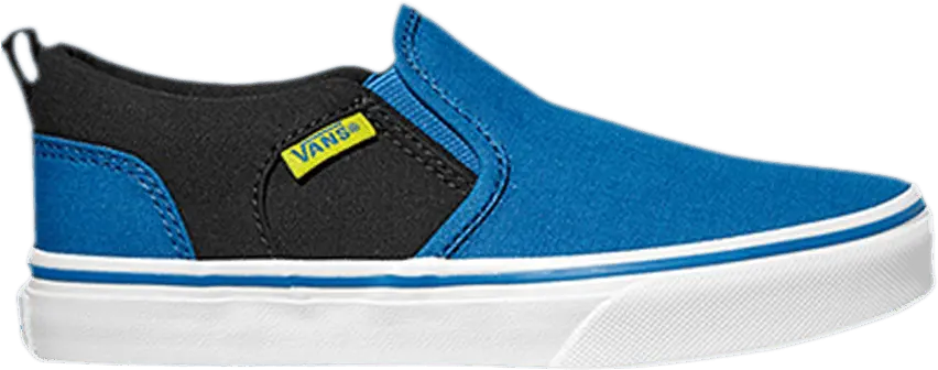  Vans Asher Kids &#039;2 Tone - Blue Black&#039;