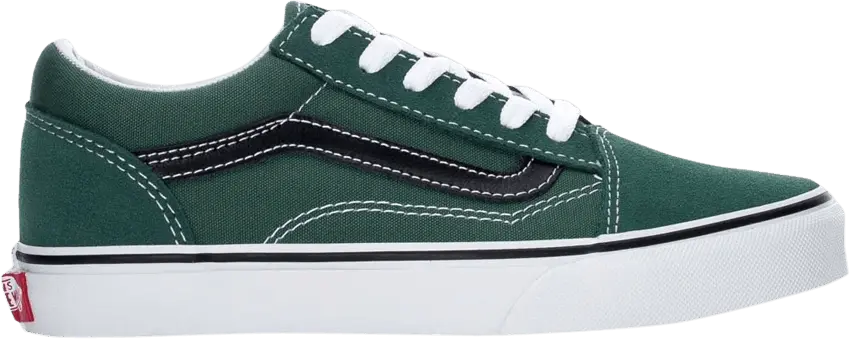  Vans Old Skool Kids &#039;Duck Green&#039;