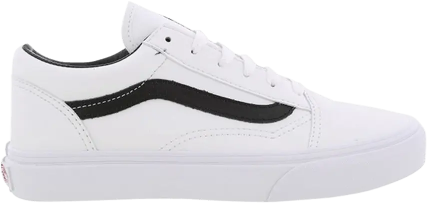  Vans Old Skool Kids &#039;Classic Tumble - White&#039;