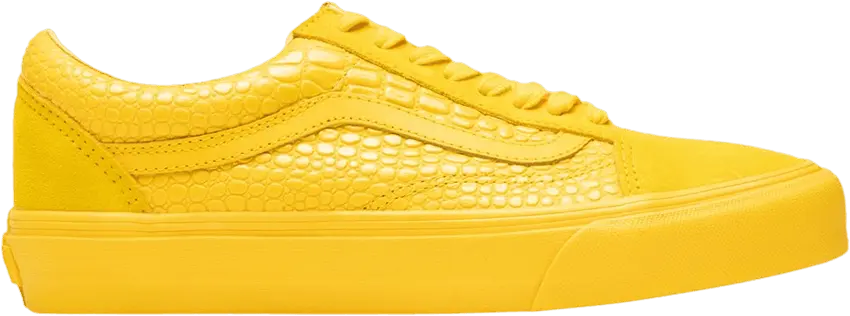  Vans Old Skool VLT LX &#039;Croc Skin - Lemon Chrome&#039;