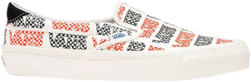  Vans Slip-On 59 LX &#039;Racing Red Logo Checkerboard&#039;