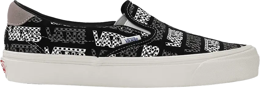  Vans Slip-On 59 LX &#039;Black Logo Checkerboard&#039;