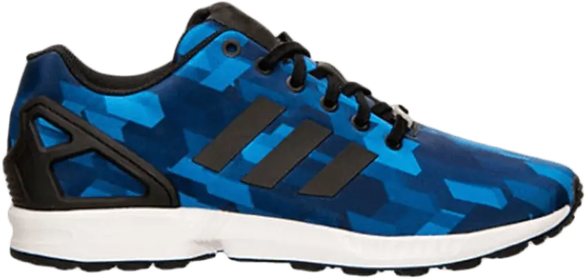  Adidas ZX Flux &#039;Blue Pattern&#039;