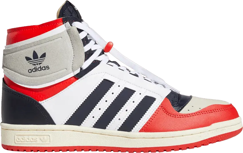  Adidas Top Ten DE &#039;White Legend Ink Red&#039;