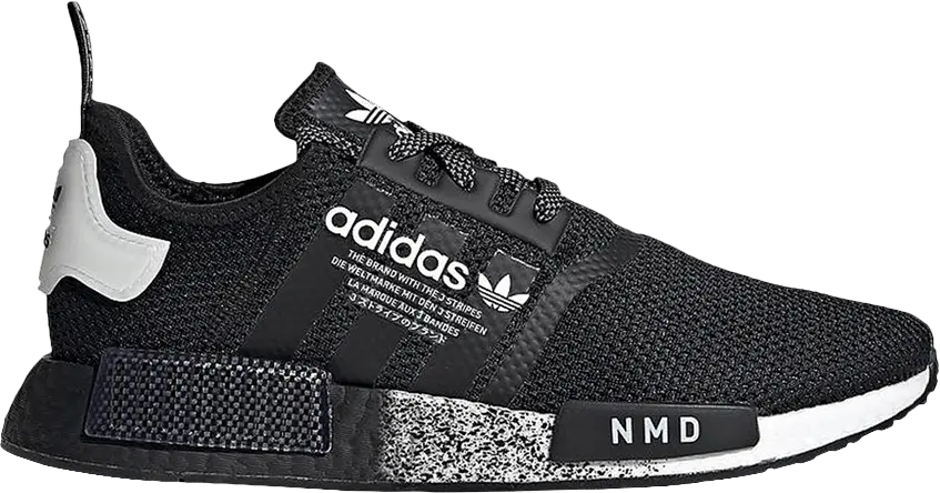  Adidas NMD_R1 &#039;Black Speckled&#039;