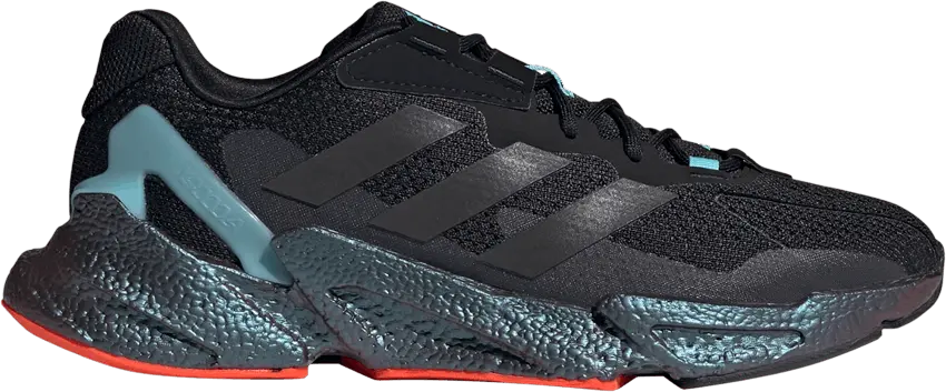 Adidas X9000L4 &#039;Black Pulse Aqua&#039;
