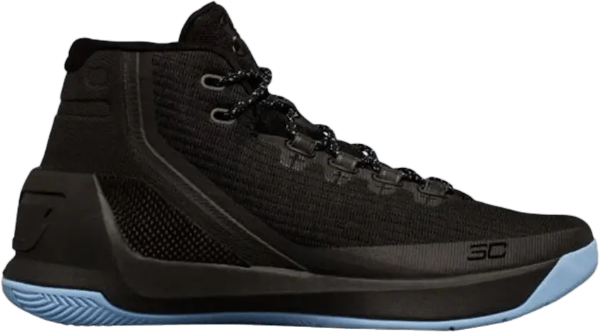  Under Armour Curry 3 Black Carolina