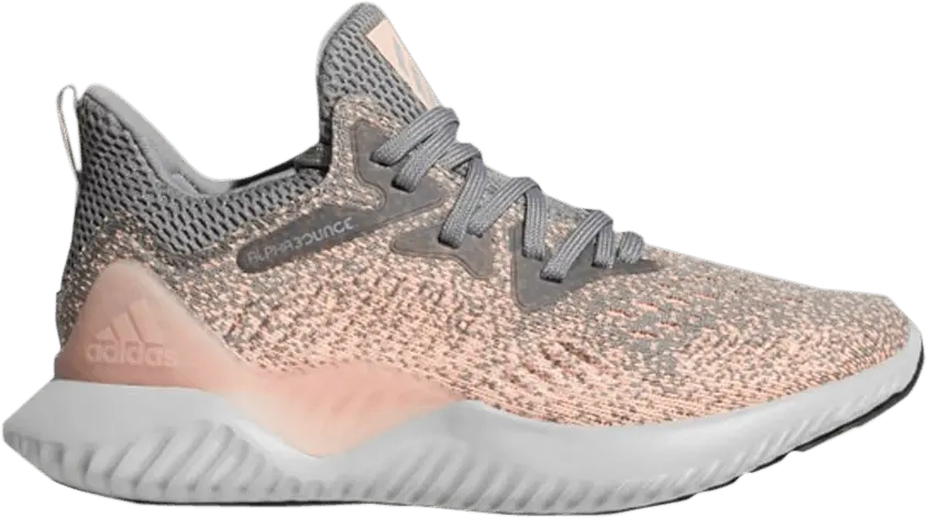  Adidas Alphabounce Beyond J &#039;Grey Real Magenta&#039;