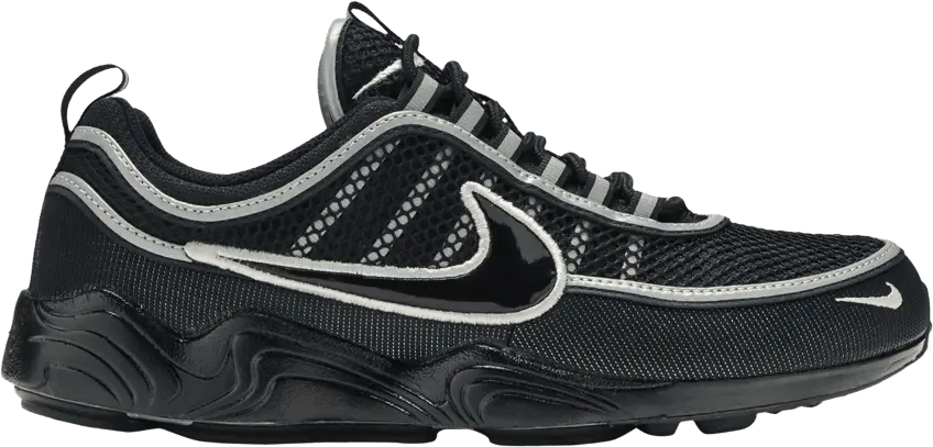  Nike Air Zoom Spiridon Black Wolf Grey