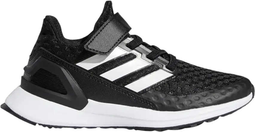  Adidas RapidaRun J &#039;Black White&#039;