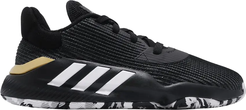  Adidas Pro Bounce 2019 Low GCA &#039;Black Gold Mint&#039;