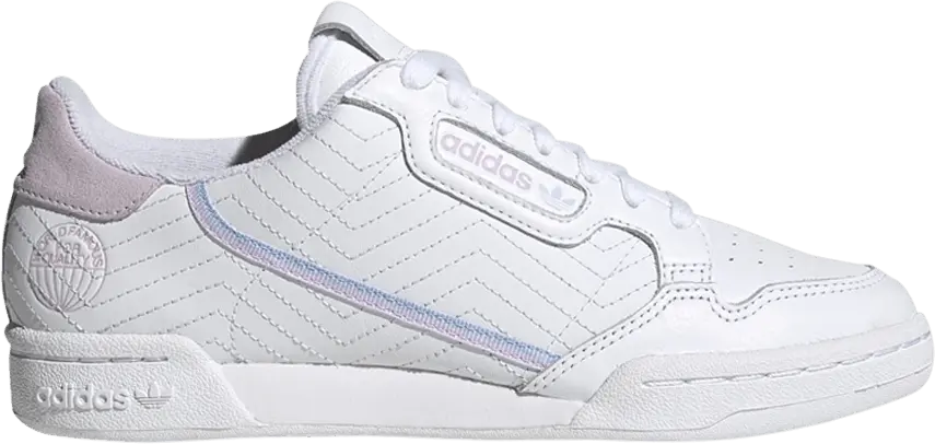  Adidas Wmns Continental 80 &#039;World Famous for Quality - White Periwinkle&#039;