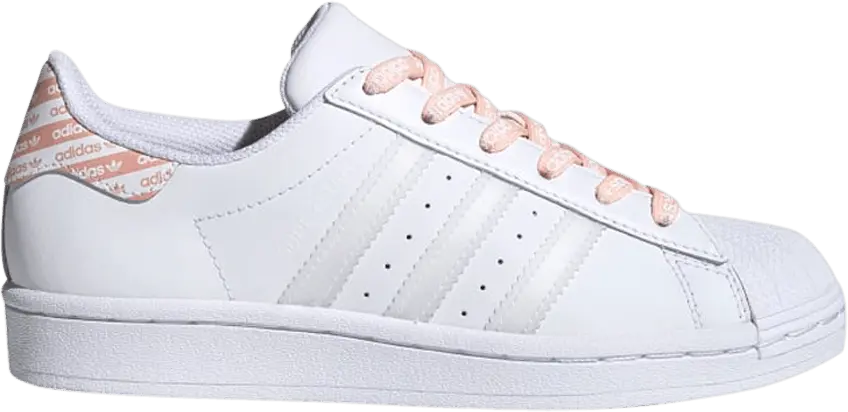 Adidas Superstar J &#039;White Glow Pink&#039;