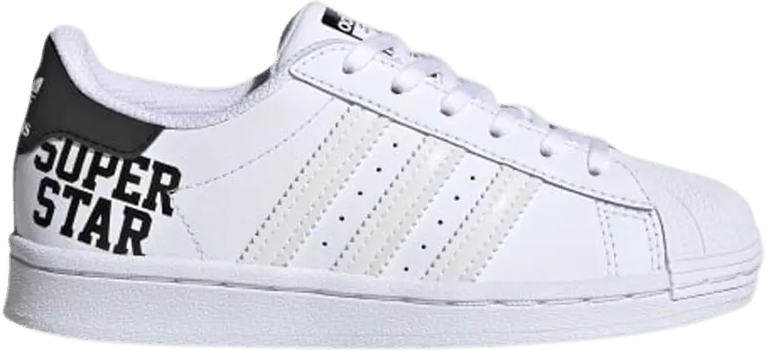  Adidas Superstar J &#039;White Black&#039;