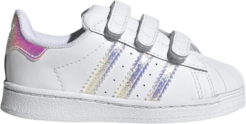  Adidas Superstar J &#039;White Iridescent&#039;