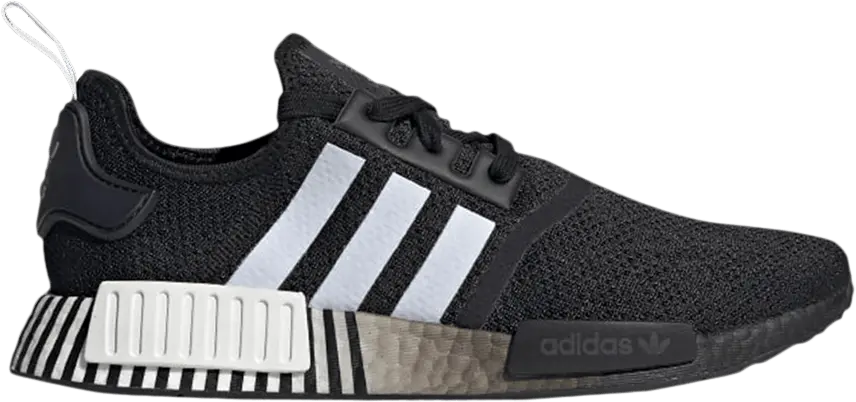  Adidas NMD_R1 &#039;Glitch - Black White&#039; Sample