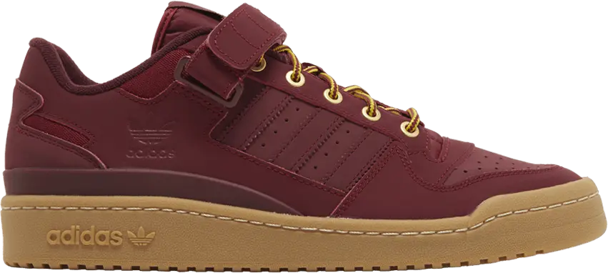  Adidas Forum Low &#039;Collegiate Burgundy Gum&#039;