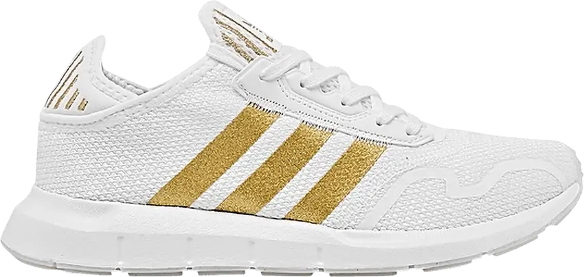  Adidas Swift Run X J &#039;White Gold Metallic&#039;