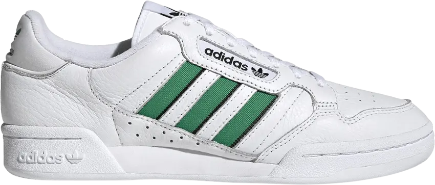  Adidas Continental 80 Stripes &#039;White Green&#039;