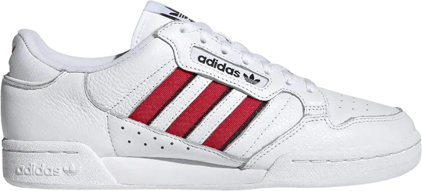  Adidas Continental 80 Stripes &#039;White Vivid Red&#039;