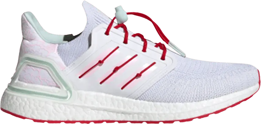  Adidas UltraBoost 20 &#039;White Scarlet&#039;