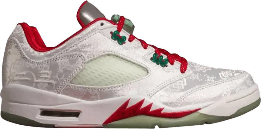  CLOT x Air Jordan 5 Retro Low &#039;White Silk 20th Anniversary&#039;