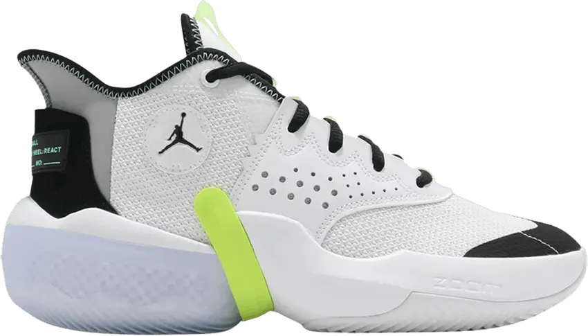 Jordan React Elevation &#039;White Green Glow&#039;