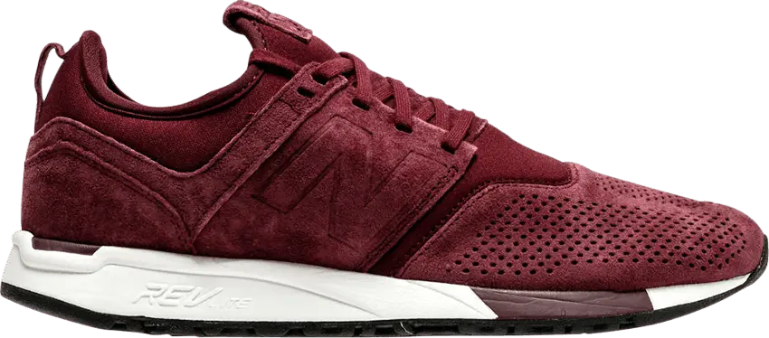  New Balance 247 Suede Burgundy