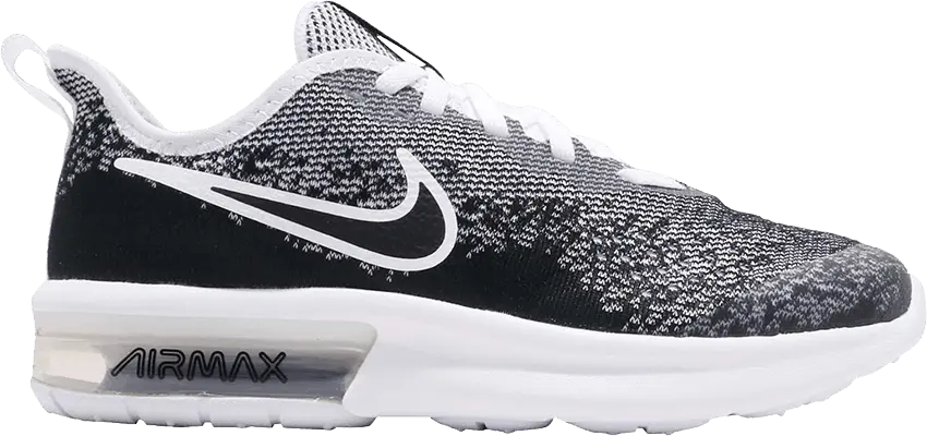  Nike Air Max Sequent 4 GS &#039;Oreo&#039;