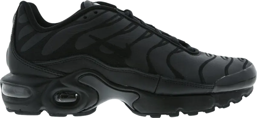  Nike Air Max Plus LE BG &#039;Triple Black&#039;