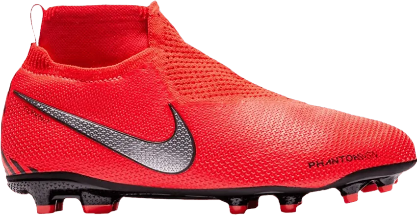  Nike Phantom Vision Elite DF FG MG GS &#039;Bright Crimson&#039;