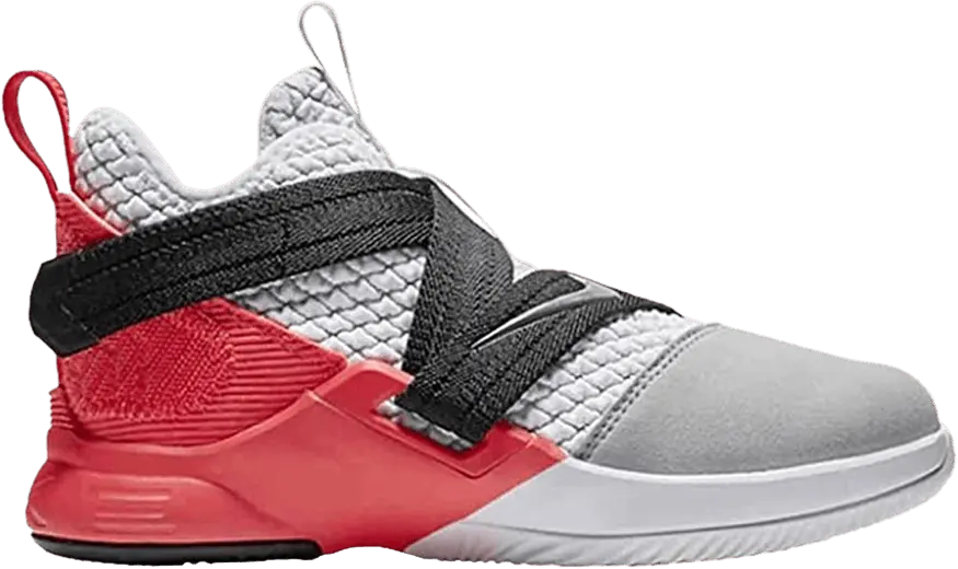  Nike Lebron Soldier 12 SFG PS &#039;White Flash Crimson&#039;