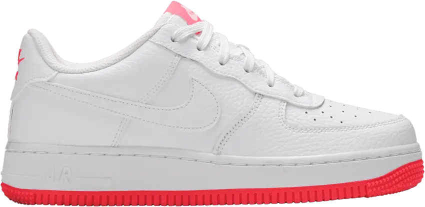  Nike Air Force 1 Low GS &#039;White Racer Pink&#039;