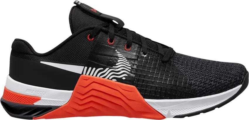  Nike Metcon 8 TB &#039;Black Team Orange&#039;