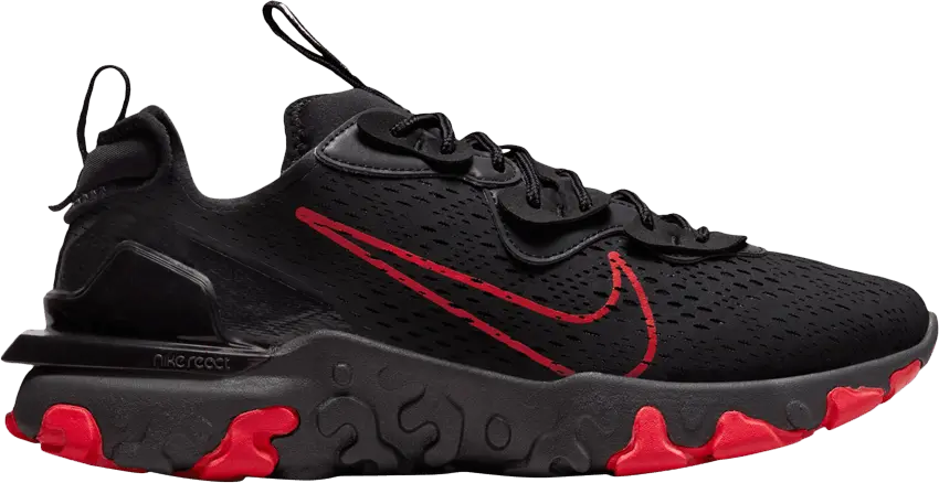  Nike React Vision SC &#039;Black University Red&#039;