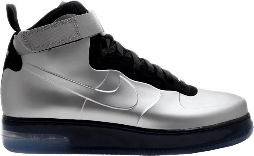  Nike Air Force 1 High Foamposite Silver