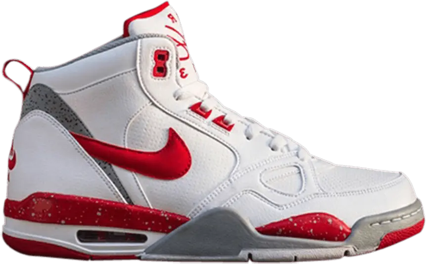  Nike Flight 13 Mid &#039;White University Red&#039;