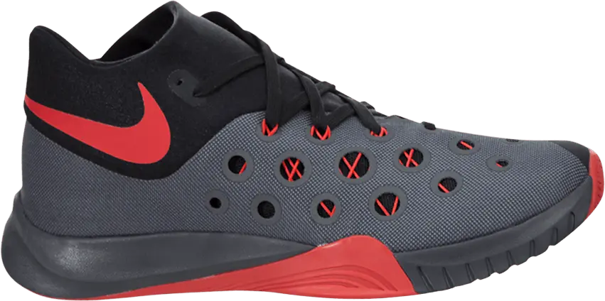 Nike Zoom HyperQuickness 2015 &#039;Dark Grey Bright Crimson&#039;